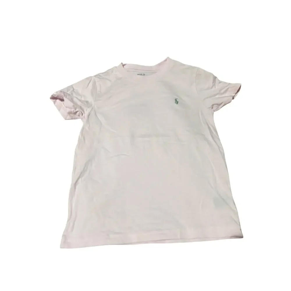 Ralph Lauren pale pink 5 simple short sleeve t boxy yet slim style nwot